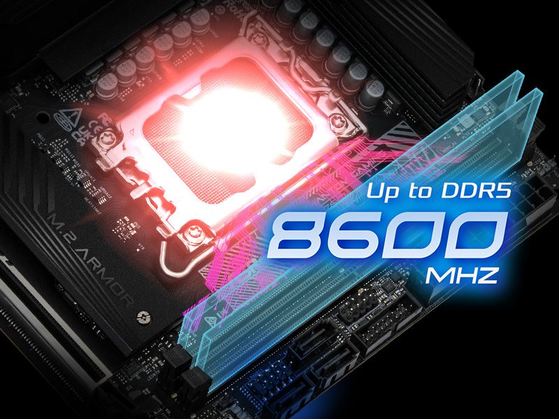 สนับสนุน DDR5 XMP และ EXPO
